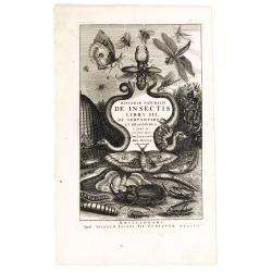 [Title page] De insectis libri III, de serpentibus et draconibus libr II.