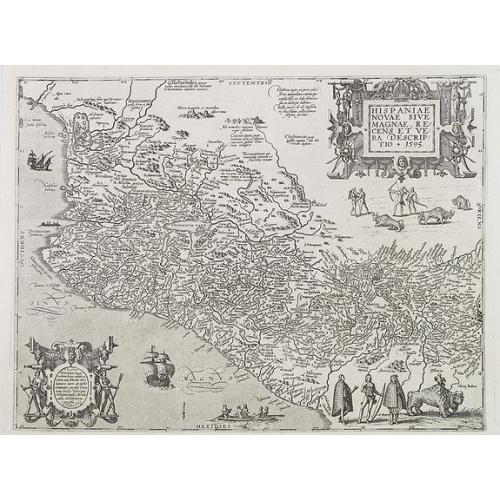 Hispaniae novae sive magnae, recens et vera descriptio * 1595.