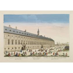 65e. Vüe d'Optique Représentant Le Palais de Cesar dans le Faubourg a Vienne appellé Favorita.