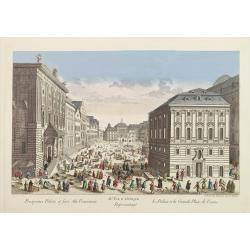 81e. Vue d'Optique Reprsentant Le Palais et la Grande Place de Vienne.