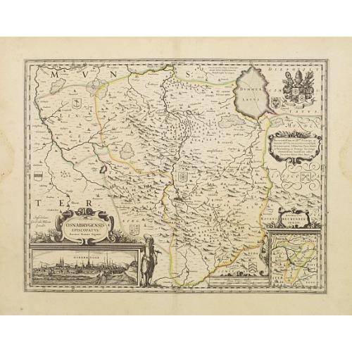 Old map image download for Osnabrugensis Episcopatus.