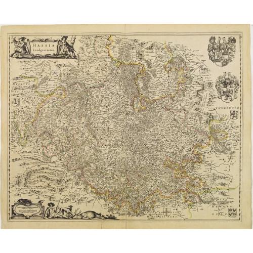Old map image download for Hassia Landgraviatus.