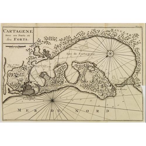 Old map image download for CARTAGENE Avec ses Ports et ses FORTS.