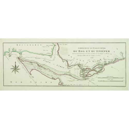 Old map image download for Confluent et Embouchure du Bog et du Dniéper..