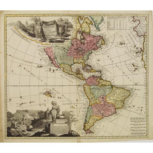 Old map image download for America tam Septentrionalis quam Meridionalis..