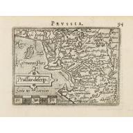 Old, Antique map image download for Prussiae descrip: