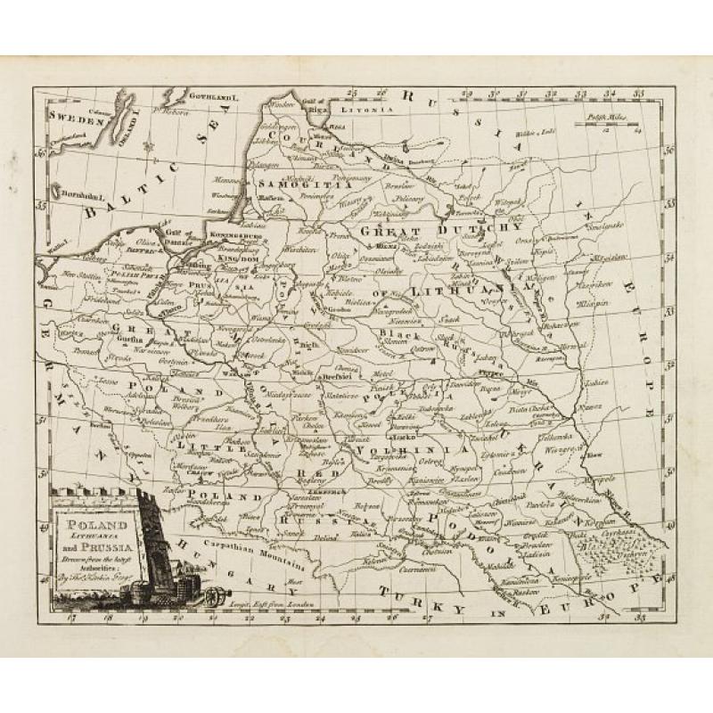 Poland, Lithuania and Prussia Drawn from the latest Authorities by Thos. Kitchin Geogr.