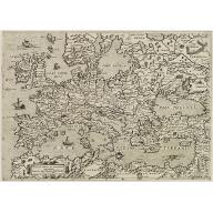 Old, Antique map image download for Europae Brevis AC Novissima descriptio Venetis. Apud Johannem Ern.Camotiu..
