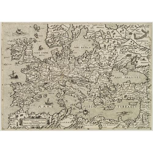 Old map image download for Europae Brevis AC Novissima descriptio Venetis. Apud Johannem Ern.Camotiu..