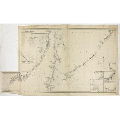 Old map image download for Japan - The Kuril Islands from Nipon to Kamchatka..