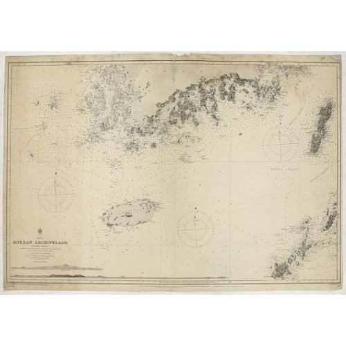 Old map image download for Korea - Korean Archipelago Southern Portion..