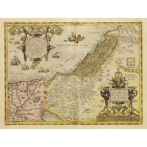 Old map image download for Palestinae sive totius terrae promissionis nova..
