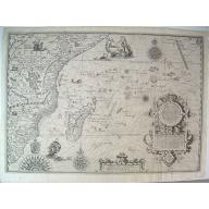 Old map image download for Affbeeldinghe der custen des landts...Terra do Natal.