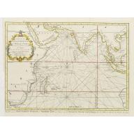 Old, Antique map image download for Carte De L'Ocean Oriental ou Mer Des Indes Pour Servir a l'Histoire Generale des Voyages..