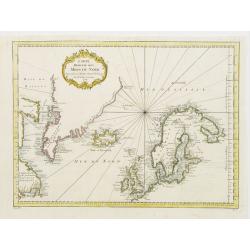 Carte Réduite des Mers du Nord Pour servir a l'Histoire Generale des Voyages.