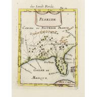 Old, Antique map image download for Floride.