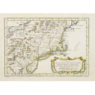 Old, Antique map image download for Carte de la Nouvelle Angleterre, Nouvelle Yorck et Pensilvanie..