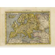 Old, Antique map image download for Europa.