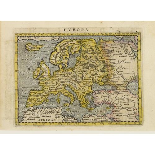 Old map image download for Europa.