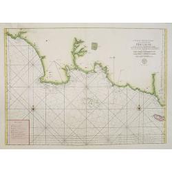 6.me Carte Particuliere Des Costes De Bretagne Depuis la Baye D'Hodierne Jusqu' a L'Isle de Groa..