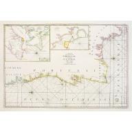 Old, Antique map image download for Carte Des Costes De Portugal et de Partie D'Espagne depuis le Cap de Finisterre Jusques au Dêtroit De Gibraltar.