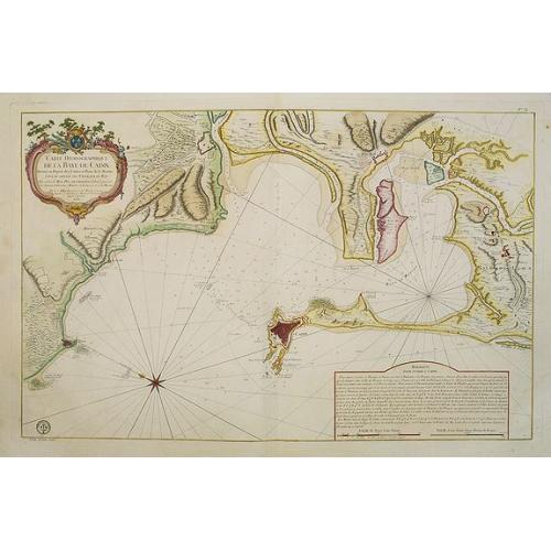 Old map image download for Carte Hydrographique De La Baye De Cadix. . .