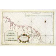 Old, Antique map image download for Carte Réduite des Costes de la Guyane Depuis la Riviere d'Orenoque jusqu'au Cap de Nord.. Amazones..