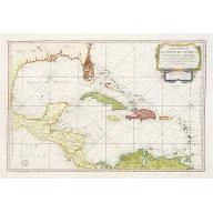 Old map image download for Carte Réduite Du Golphe Du Mexique Et Des Isles De L' Amérique..