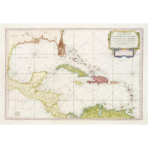 Carte Réduite Du Golphe Du Mexique Et Des Isles De L' Amérique..