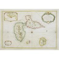 Old map image download for Carte Reduite Des Isles De La Guadeloupe Marie Galante Et Les Saintes..