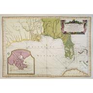 Old, Antique map image download for Carte Reduite Des Costes De La Louisiane Et De La Floride..