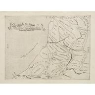 Old, Antique map image download for Terrae Chanaan Inter XII Tribuus Israel Distributae Orthographia.