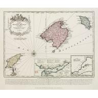 Old, Antique map image download for Carte des isles de Maiorque Minorque et d'Yvice..