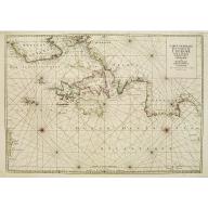 Old, Antique map image download for Carte generale des costes de L'Europe sur l'Ocean comprises depuis Dronthem en Norvege jusques au Destroit de Gibraltar.