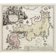 Old, Antique map image download for Regni Japoniae Nova Mappa Geographica..
