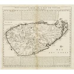 Nouvelle Carte de L'Isle de Ceylon, avec des remarques Historiques.