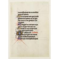 Old, Antique map image download for Manuscript leaf on vellum from a Dutch Book of Hours.