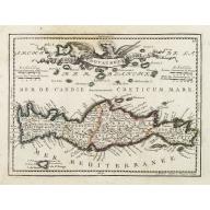 Old, Antique map image download for Isle et Royaume de Candie.