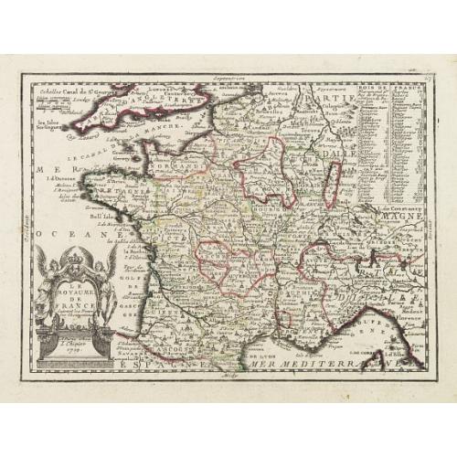 Old map image download for Le Royaume de France..