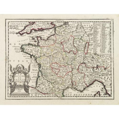 Old map image download for Le Royaume de France..