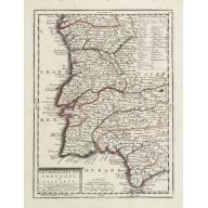 Old, Antique map image download for Les Royaumes de Portugal et d'Algarve..