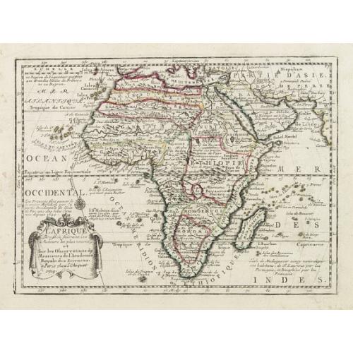 Old map image download for L' Afrique Dressee suivant les Auteurs les plus nouvea..