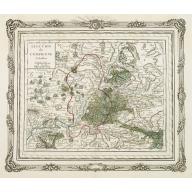 Old, Antique map image download for Election de Compiegne.