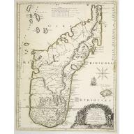 Old map image download for Isle D'Auphine, communement Nommée pae les Europeens Madagascar. . .