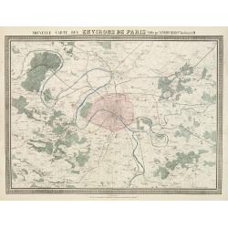 Nouvelle Carte des Environs de Paris.