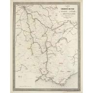 Old map image download for Carte des Chemins de Fer de Paris à Lyon et à la Méditerranée.