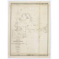 Old map image download for Kaart van de vaarwaters en eilanden tusschen Sumatra en Borneo. . .