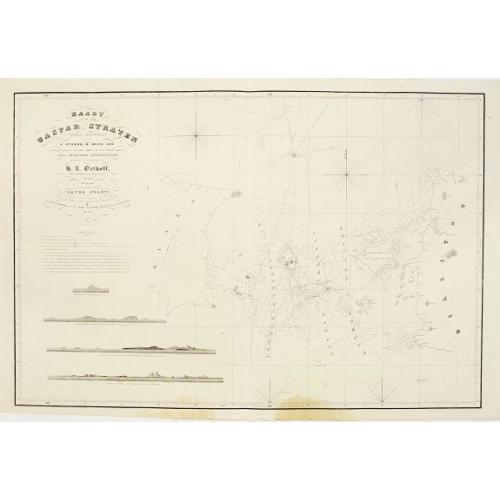 Kaart van de Gaspar Straaten volgens opnemingen van J.Stolze, D.Ross, enz.