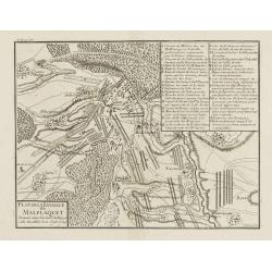 Plan de la Bataille de Malplaquet Donnée entre l'armée du Roy et celle des alliés le 11. Sept. 1709.