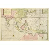 Old, Antique map image download for Carte des costes de l'Asie sur l'Ocean..